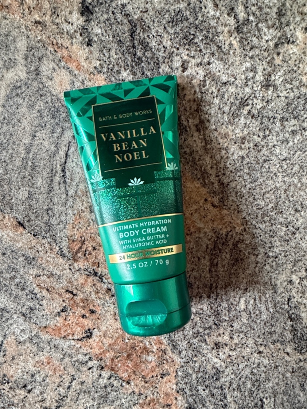 Bath & Bodywork’s Vanilla Bean Noel hydrating body cream shea butter hyalauranic